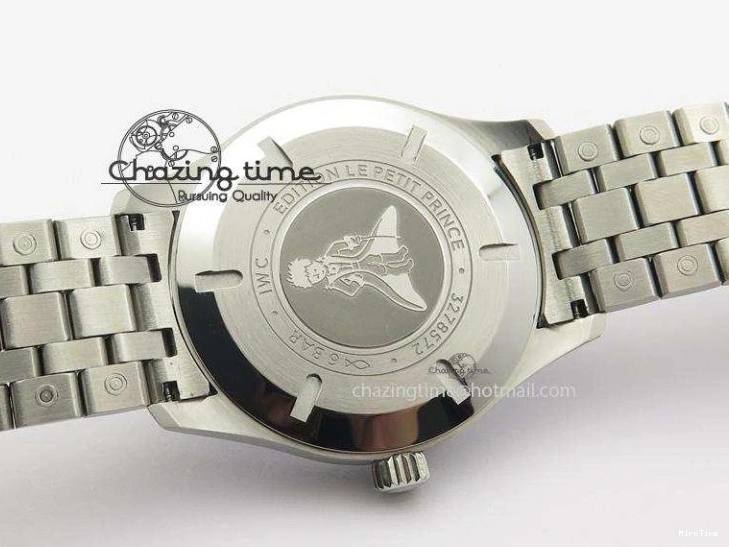 MIROTIME 0301 Durable Mark XVIII Le Petit Prince IW327004 SS Mk Maker Best Edition Blue Dial On SS Bracelet A 7297